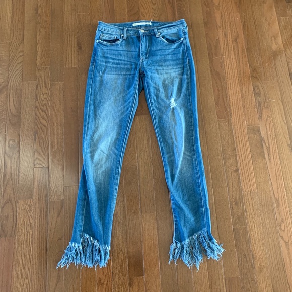 chelsea and violet fringe jeans